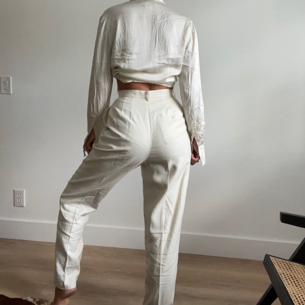 Vintage linen trousers